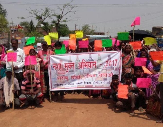 Women launch prohibition of alcohol campaign in Jharkhand