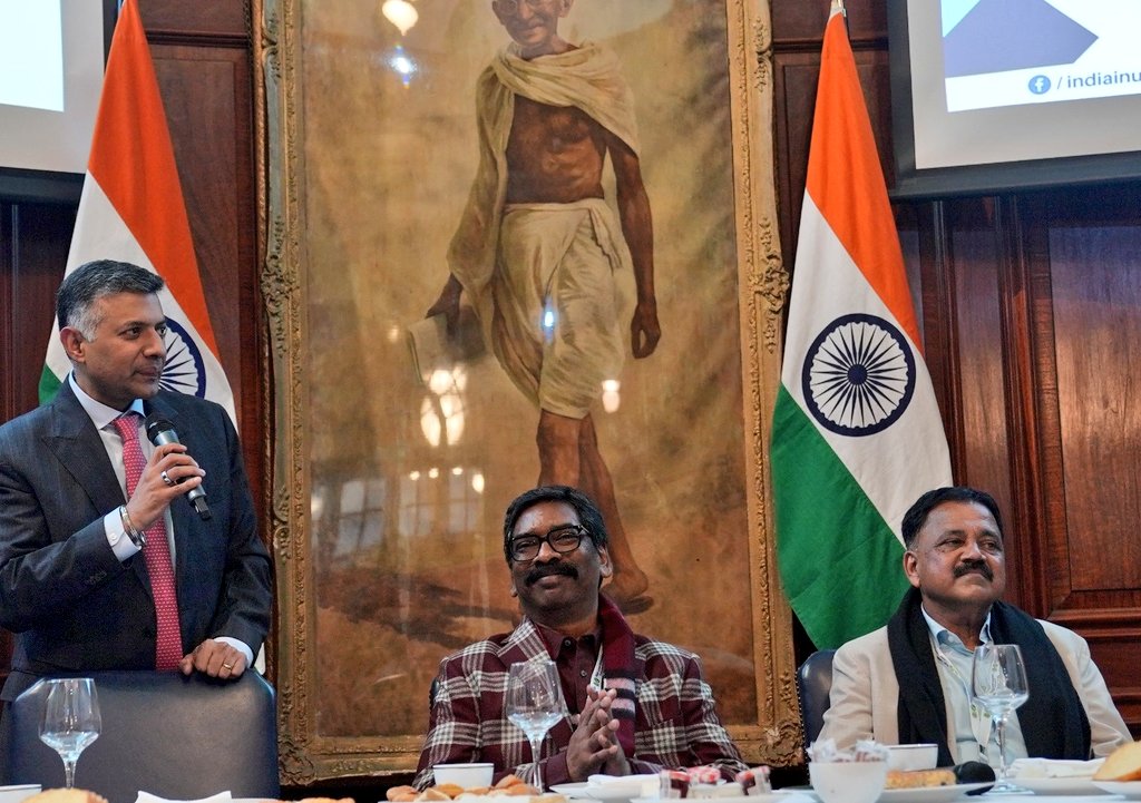 CM Shri Hemant Soren Joins Global Dialogue on Opportunities in Jharkhand