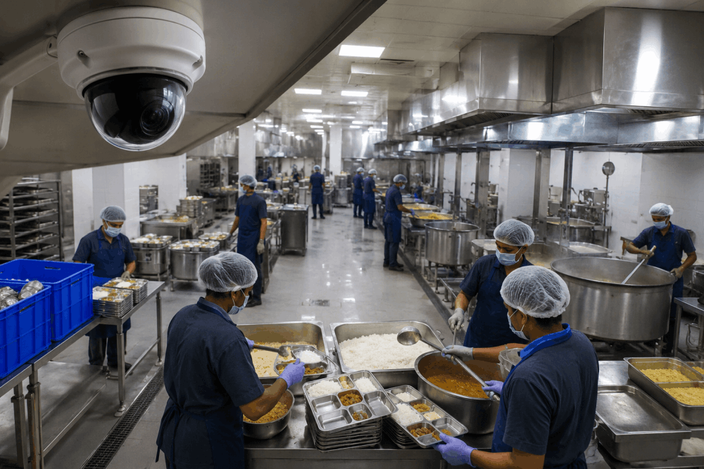 CCTVs installed in Base Kitchens for better monitoring  of food preparation for rail passengers, says Railway Minister 
