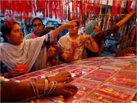 For Rakshabandhan,sisters buy local rakhis,reject Chinese rakhis 