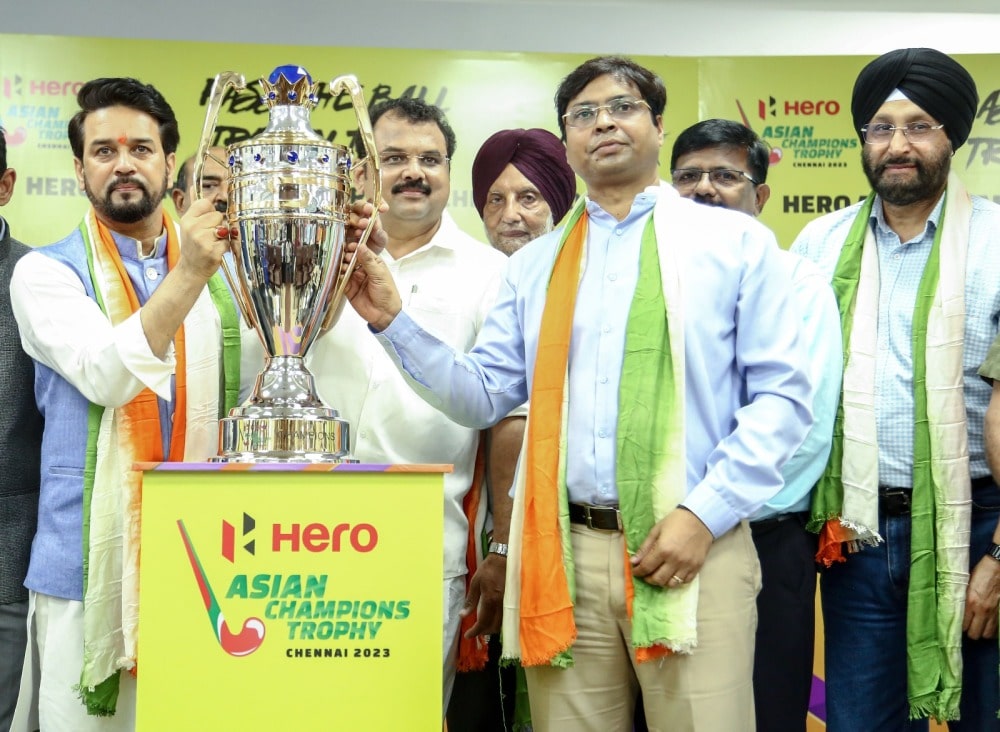Hero Asian Champions Hockey Trophy unveiled  