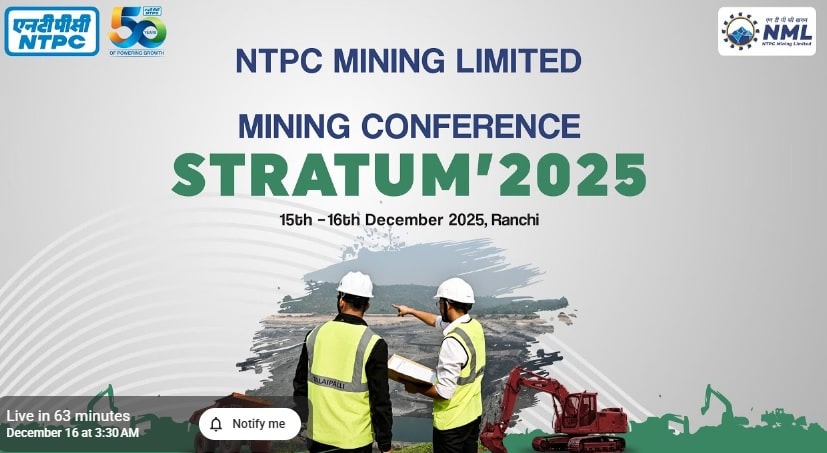 Jharkhand: STRATUM 2025 highlights NTPC Mining’s role in advancing sustainable
