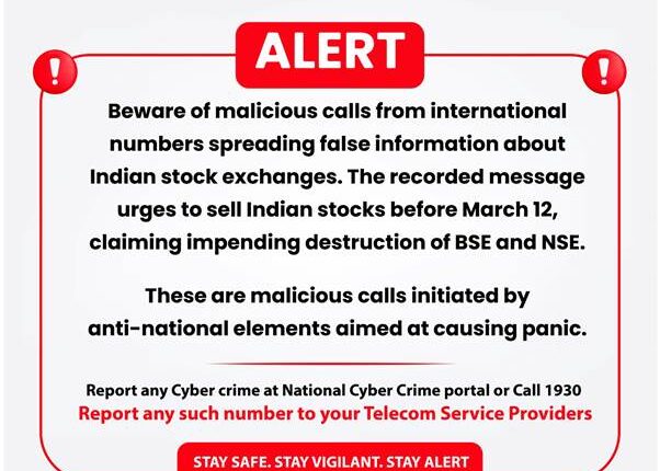 Beware of malicious calls from international numbers aimed at creating panic, DoT cautions citizens