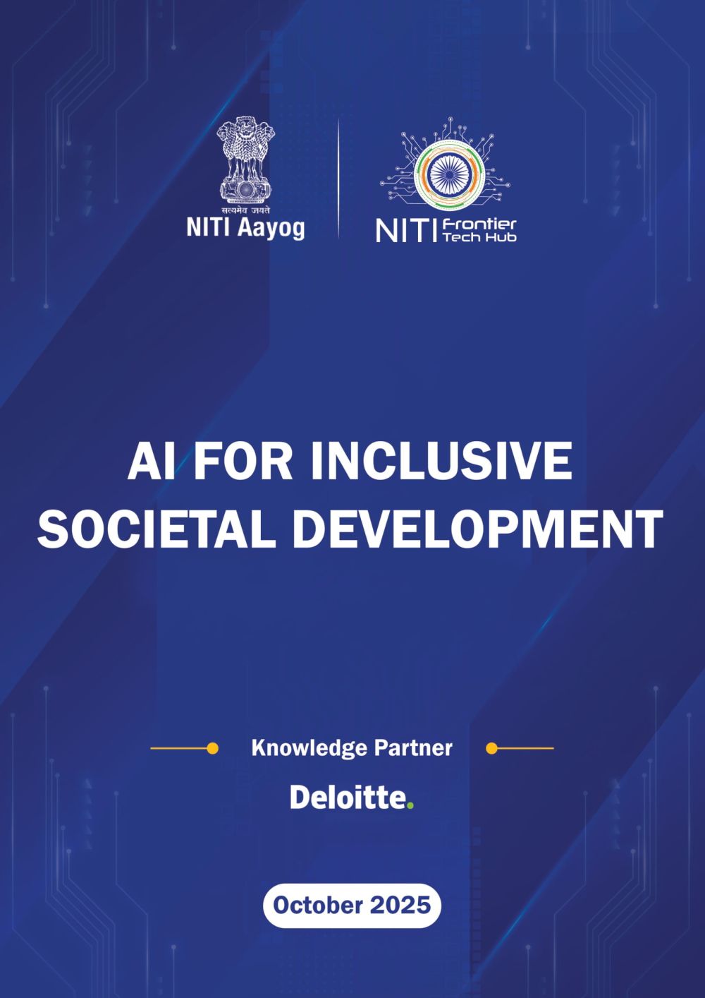 NITI Aayog released Deloitte backed study, AI for Inclusive Societal Development 