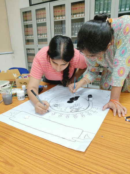 National University of Study and Research in Law  Organized Cleanliness Drive and Poster-Making Competition on the Gandhi Jayanti 2024