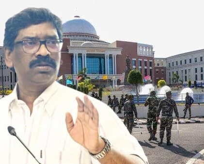 Hemant Soren blasts BJP, slams Governor CP Radhakrishnan for getting him arrested by ED on fake charges 