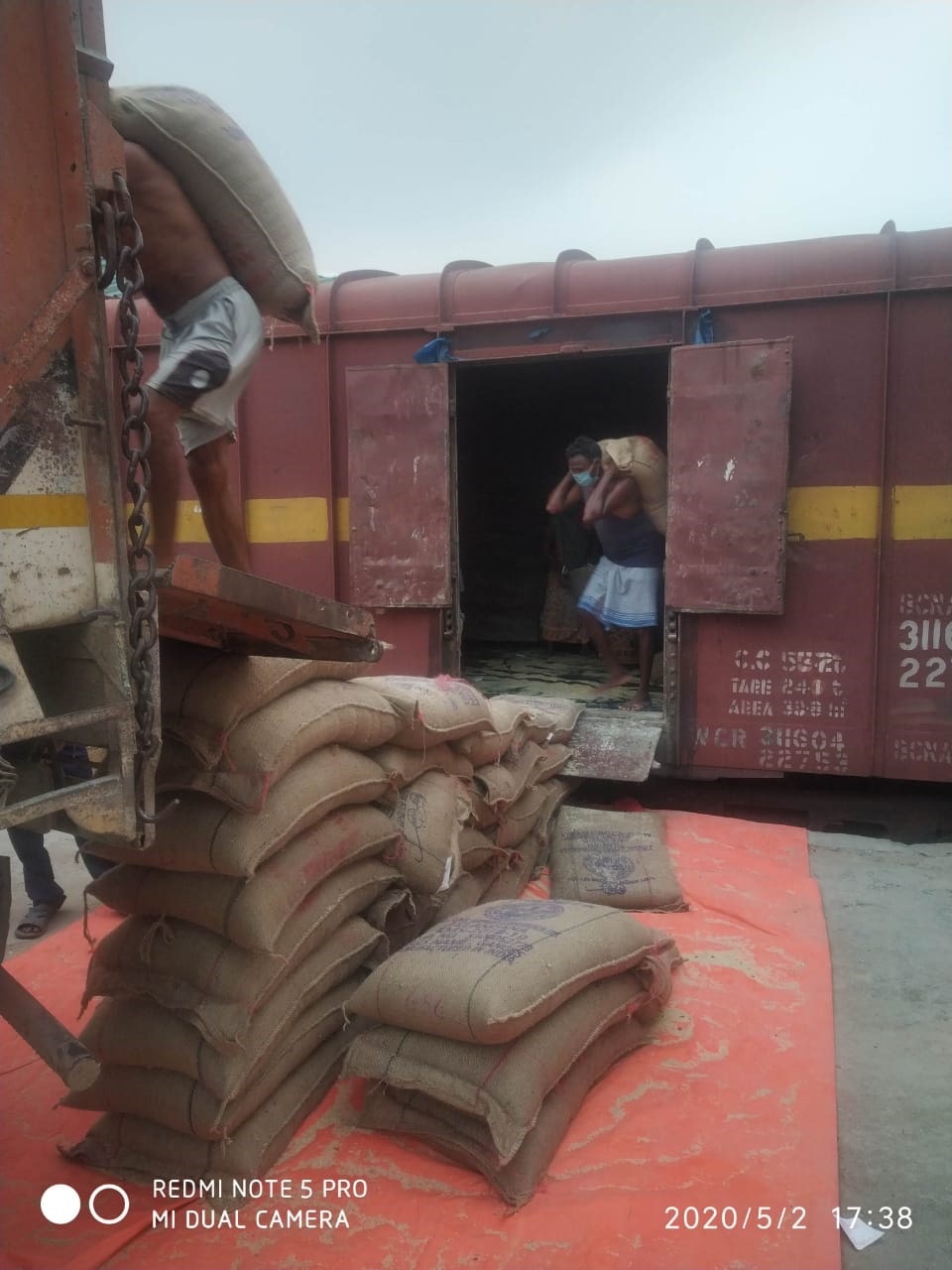 Railways’ 19 Rakes of food grains land in Ranchi Division