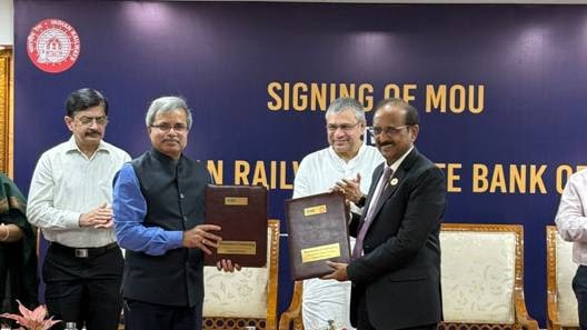 Indian Railways & SBI Ink MoU for Enhanced Insurance Benefits to Railway Employees