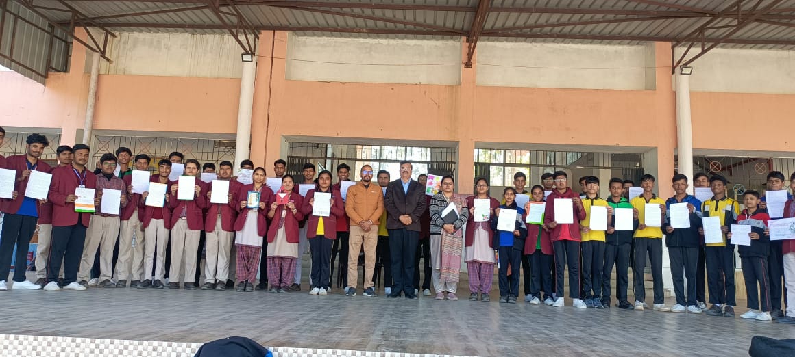 Army Day Letter Writing Campaign Conducted at SR DAV School, Pundag, Ranchi 