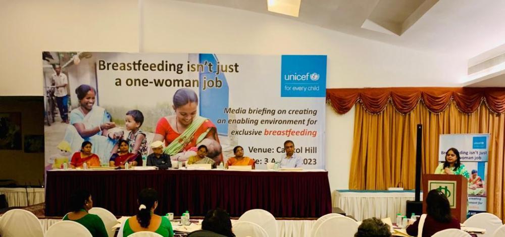 UNICEF Organizes a Consultation on ‘Creating an Enabling Environment around Breastfeeding and Exclusive Breastfeeding’