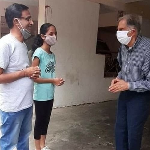 Ratan Tata visits ailing former employee in Pune 