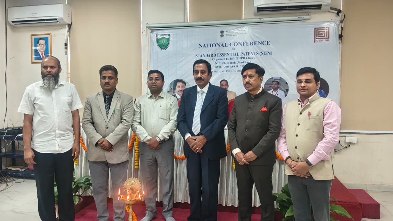 Jharkhand: NUSRL Hosts National Conference on Standard Essential Patents