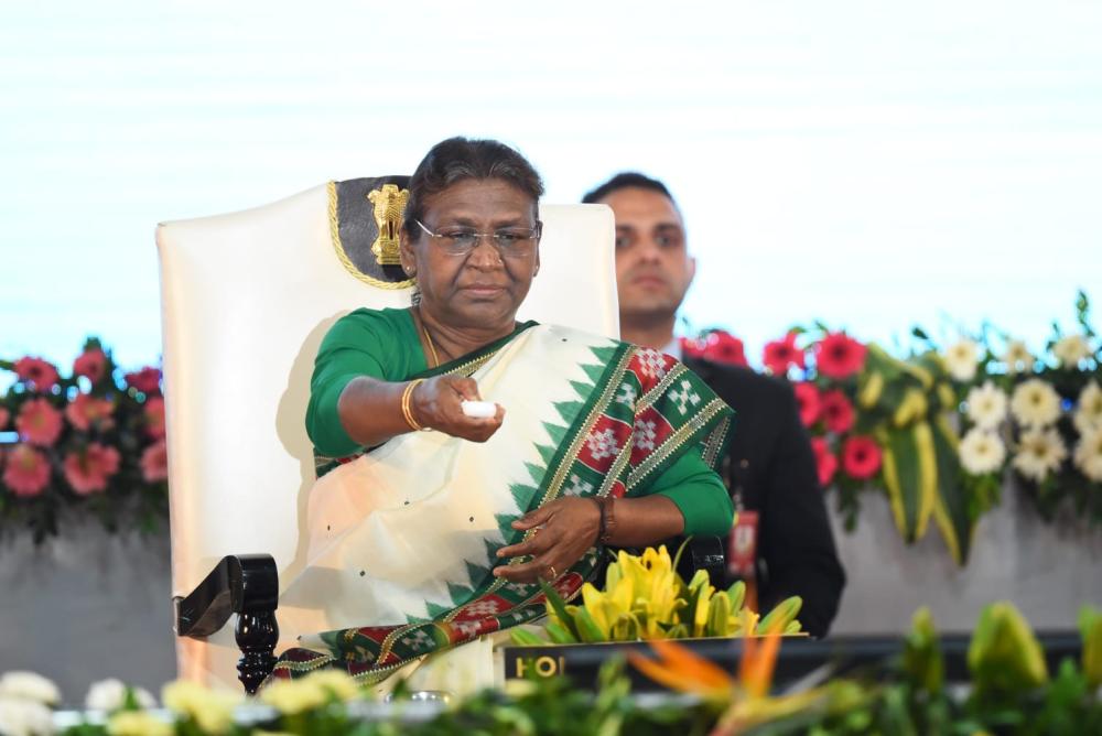 Being a woman or being born in a tribal society is not a disadvantage, says President Droupadi Murmu 