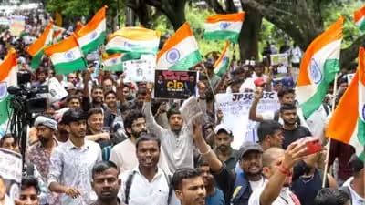 JSSC-CGL exam cancellation prompts another job aspirants to protest and demand CBI probe