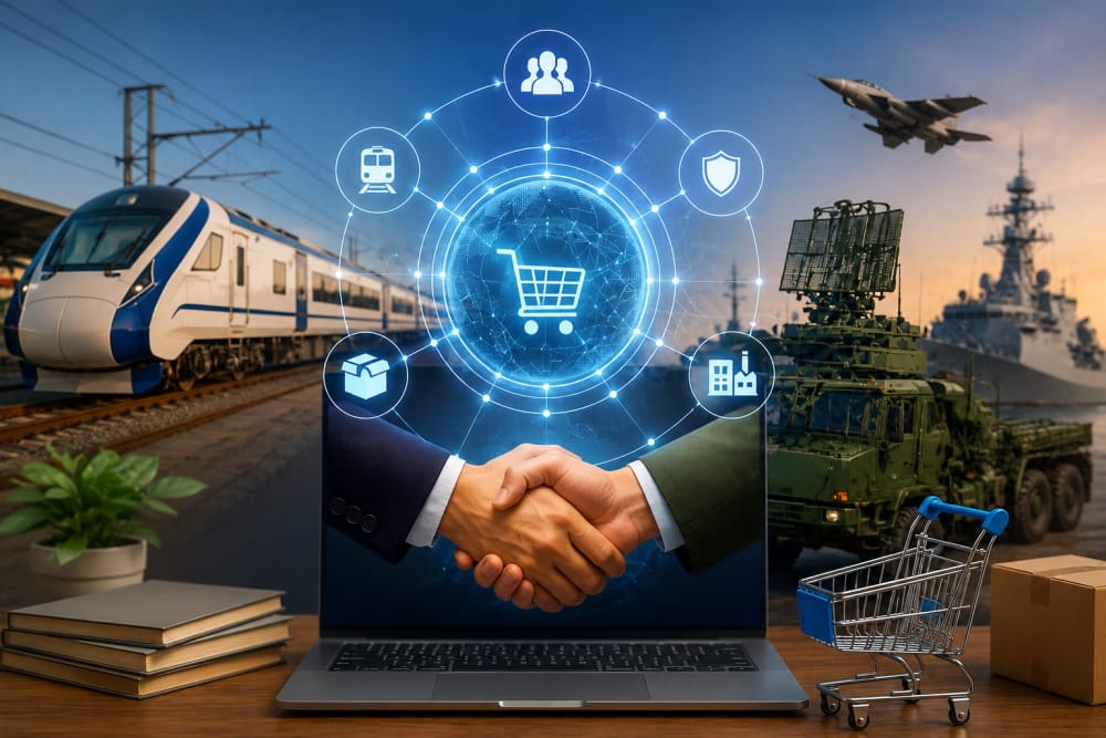 GeM getting linked with Railways Electronic and Defence Systems to create a unified public procurement ecosystem