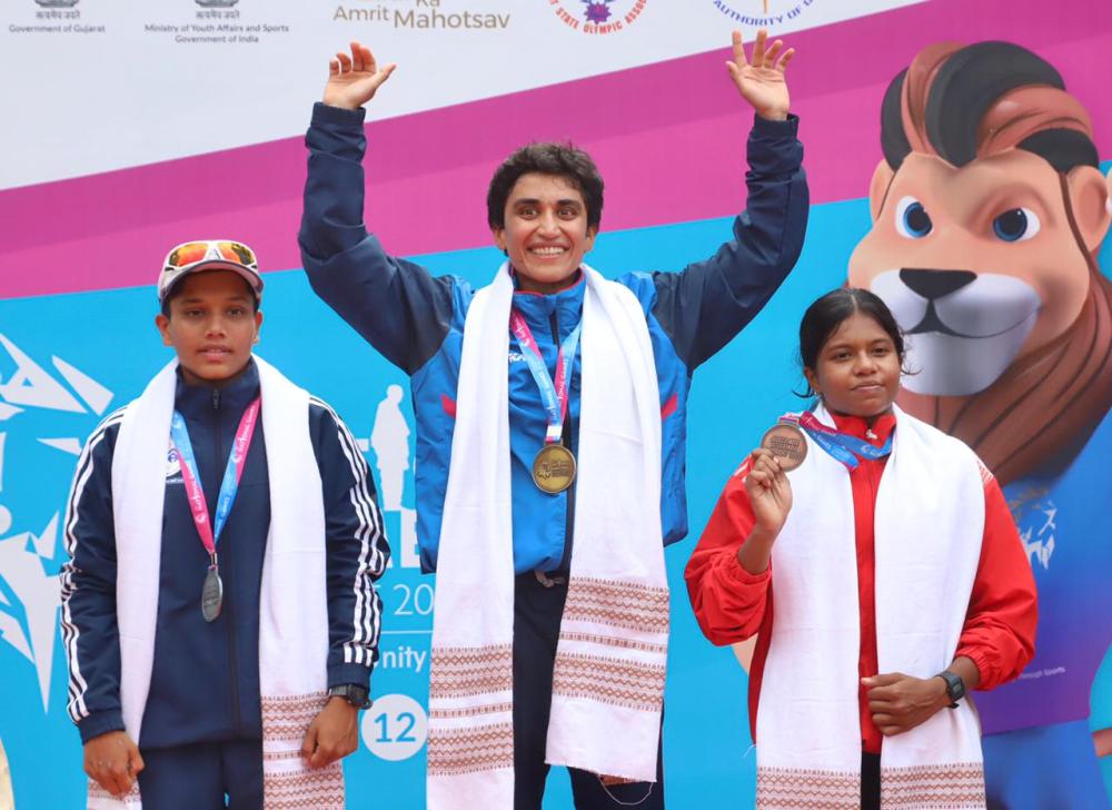 36th National Games: Services continue their domination, Pragnya Mohan wins Triathlon gold