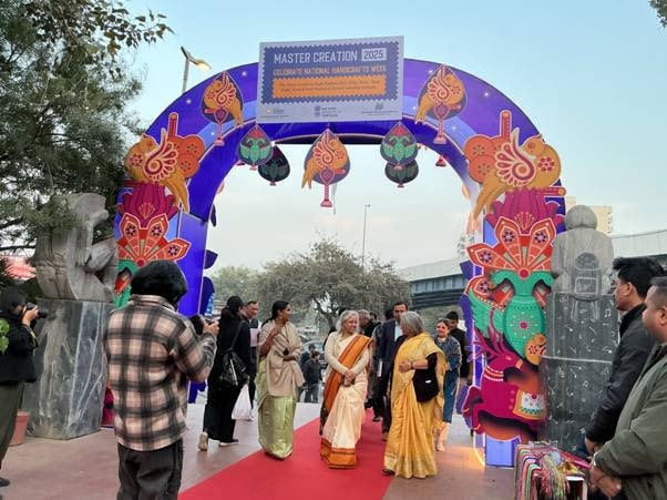 National Awardee craftspersons showcase their unique handicrafts at Dilli Haat 