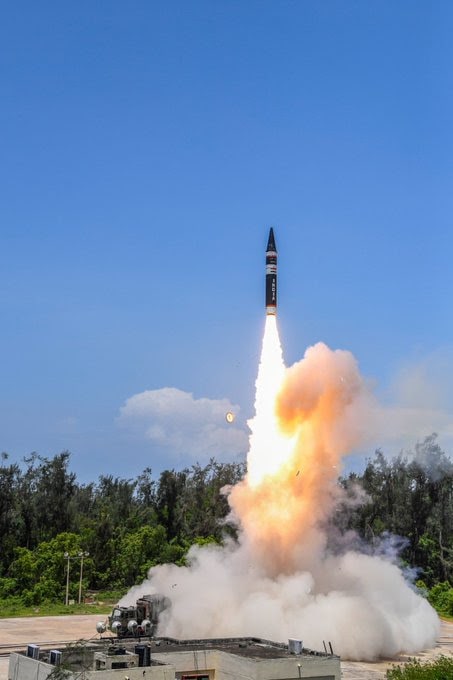 DRDO successfully test fires nuclear - capable ballistic missile -Agni P
