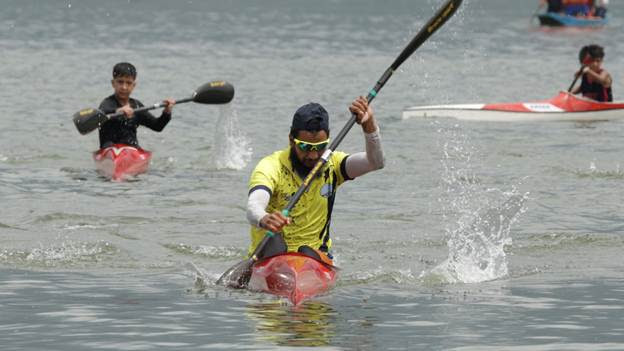 Khelo India Water Sports Festival begins with 24 gold medals at stake in Srinagar 