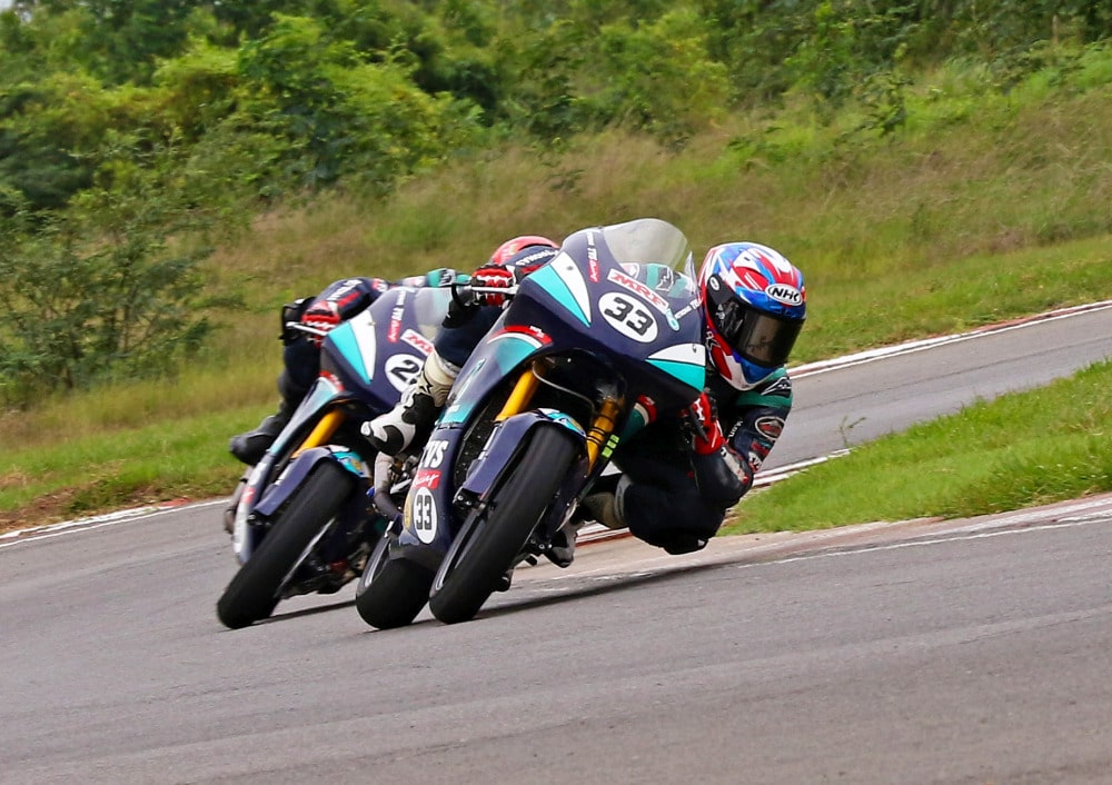 Ahamed leads 1-2 finish for Petronas TVS Racing, Sarvesh Balappa races to fifth consecutive win  