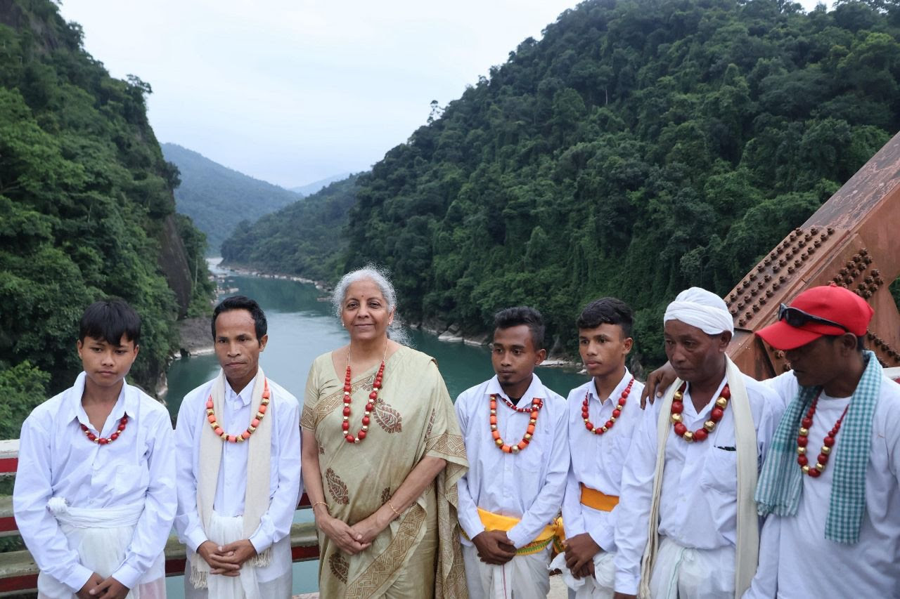 nirmala-sitharaman-visited-sohbar-village-to-boost-border-area-development-under-the-centres-vibrant-villages-programme