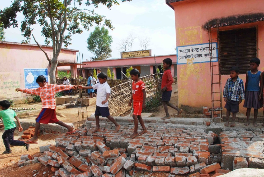 Govt schools function in dirty premise in Garu 