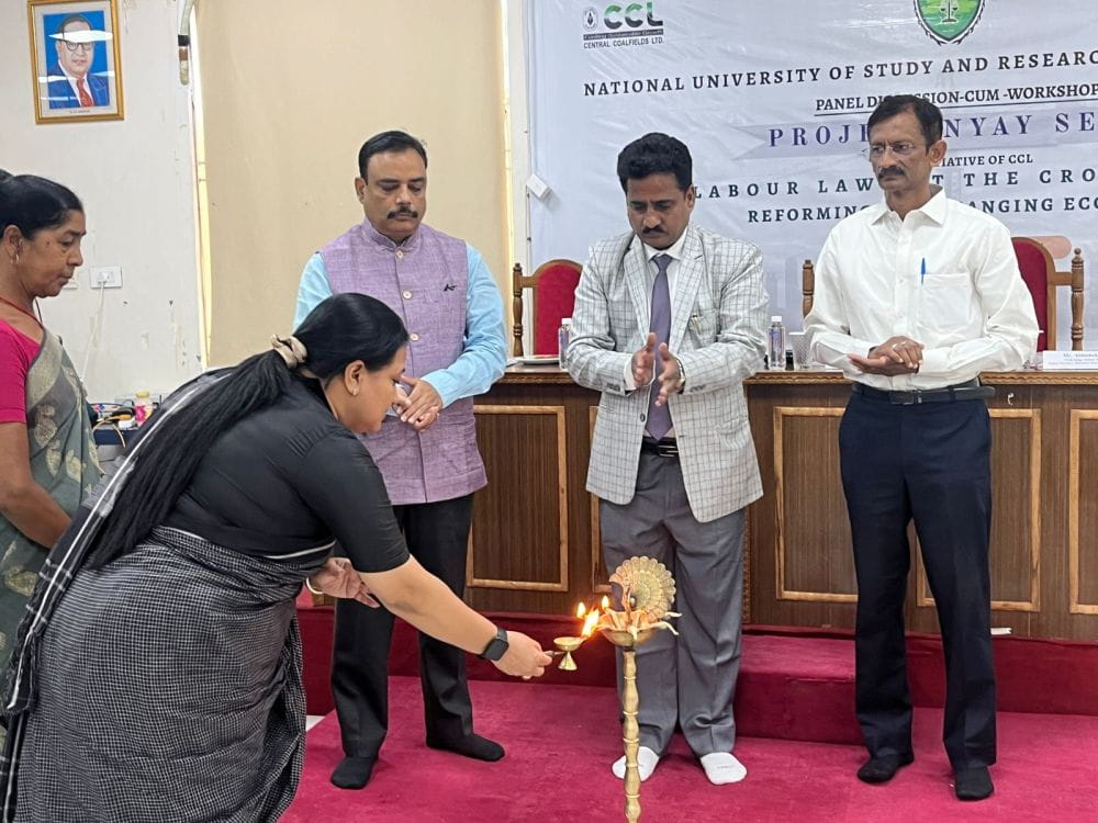nusrl-ranchi-hosts-panel-discussion-on-labour-law-reforms-under-project-nyay-setu
