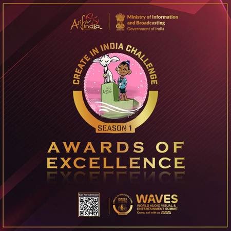 WAVES Awards of Excellence as part of the Create in India Challenge, attracts global submissions