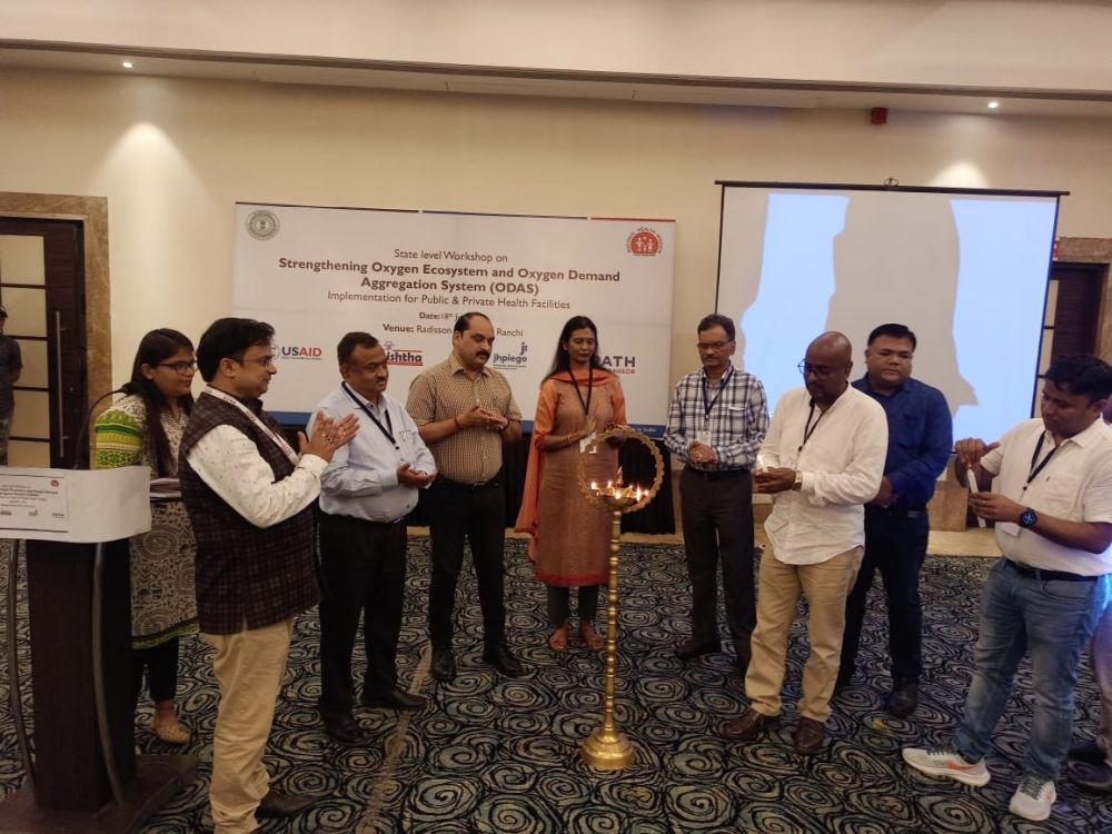 NHM-USAID NISHTHA PATH organised 2nd State Level Workshop on Strengthening Oxygen Ecosystem in Jharkhand 