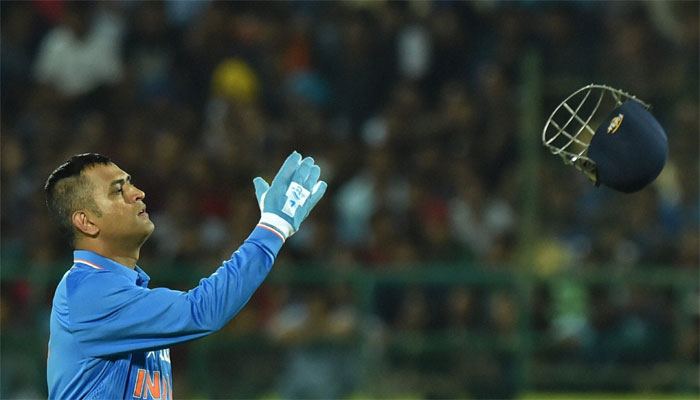 Dhoni sets a new wicket keeping record