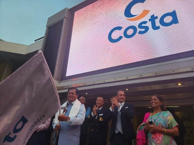 Sonowal flags off domestic sailing of the first International Cruise Liner in India