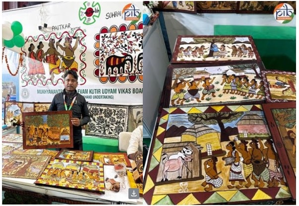 jharkhands-tribal-art-paitker-among-other-states-tribal-art-forms-showcased-at-iitf