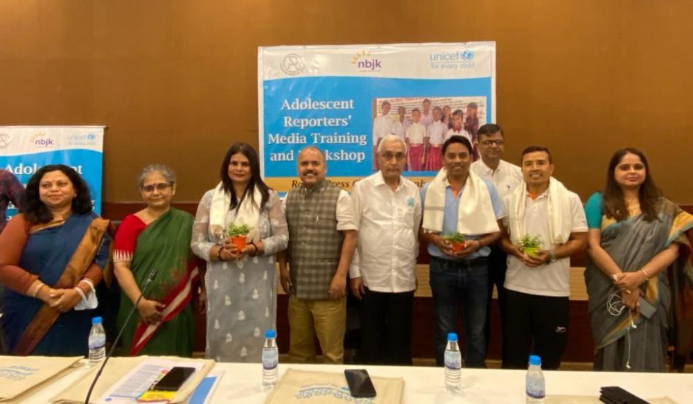 UNICEF & Ranchi Press Club Organized Media Skills Workshop for Adolescent Reporters