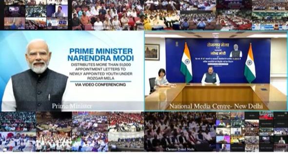 jharkhand-capital-city-figured-in-the-17th-rojgar-mela-pm-gave-appointment-letters-to-recruited-youth