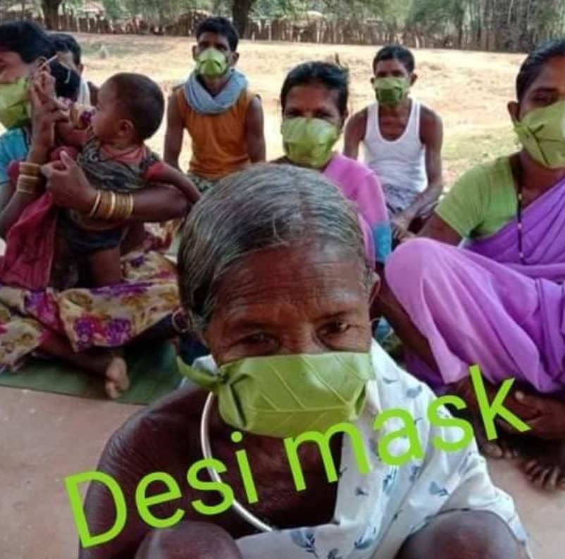 Tribals use Khadi mask in Coronavirus free Khunti 